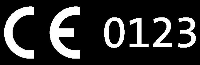 Chargenbezeichnung XXXXXX Gebrauchsanweisung beachten EWG-Zeichen für Fertigpackungen CE-Zeichen mit Benannter Stelle (0123) für ein Medizinprodukt