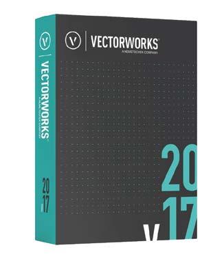 Boxshot Vectorworks 2017 Über Vectorworks Vectorworks ist eine der weltweit führenden CAD- und BIM-Lösungen, die in verschiedenen Branchen wie Architektur, Innenarchitektur, Landschaftsarchitektur,