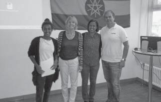 Äthiopienprojekt. Begegnungen Exkursionen 55 Ein Großteil des Geldes wurde ja bereits schon am BG Lustenau übergeben.