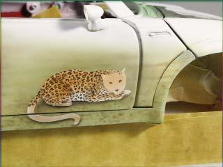Die Herstellung des Leoparden erfolgte wie gehabt.