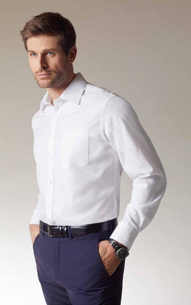 Short-Sleeved Shirts light-blue Mikro-Twill Qualität mit Non-Iron