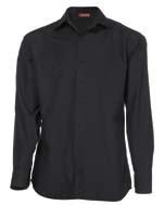 FHL01001 Herrenhemd, langarm, mit Italienischem Widespread Kragen, Brusttasche links, abgerundete