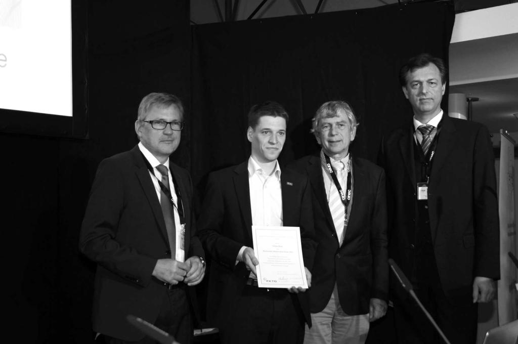 FKTG-Absolventenpreis (Univ.) 2012 für Stefan Ilsen, M.Sc. Herr Stefan Ilsen (Master of Science M.Sc.) wurde am 17. April 1988 in Verl geboren.