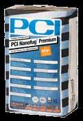 Verpackung, Konsistenz und Abbindegeschwindigkeit von PCI Nanofug Premium gewährleisten ein ebenso angenehmes wie effektives Arbeiten.