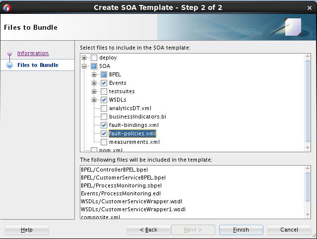 Oracle SOA Suite Templates > Seit Oracle SOA Suite 12c > Unterschiedliche Templates > SOA Project Template > Service
