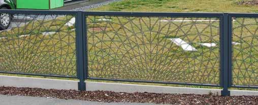 Lace Zaun Drahtzaun TOR 1-FLÜGLIG Für Zaunhöhe 100 cm, mit Rahmen