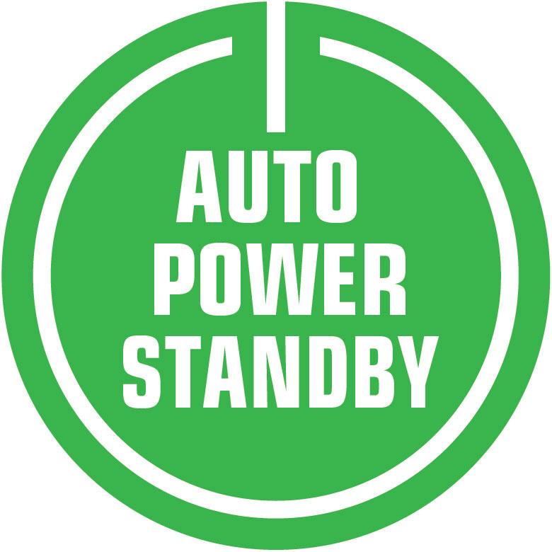 Auto Standby-Funktion Die Stromsparfunktion des Verstärkers erkennt, wenn er seit Längerem nicht verwendet wurde (etwa 8 Stunden), obwohl er eingeschaltet ist.