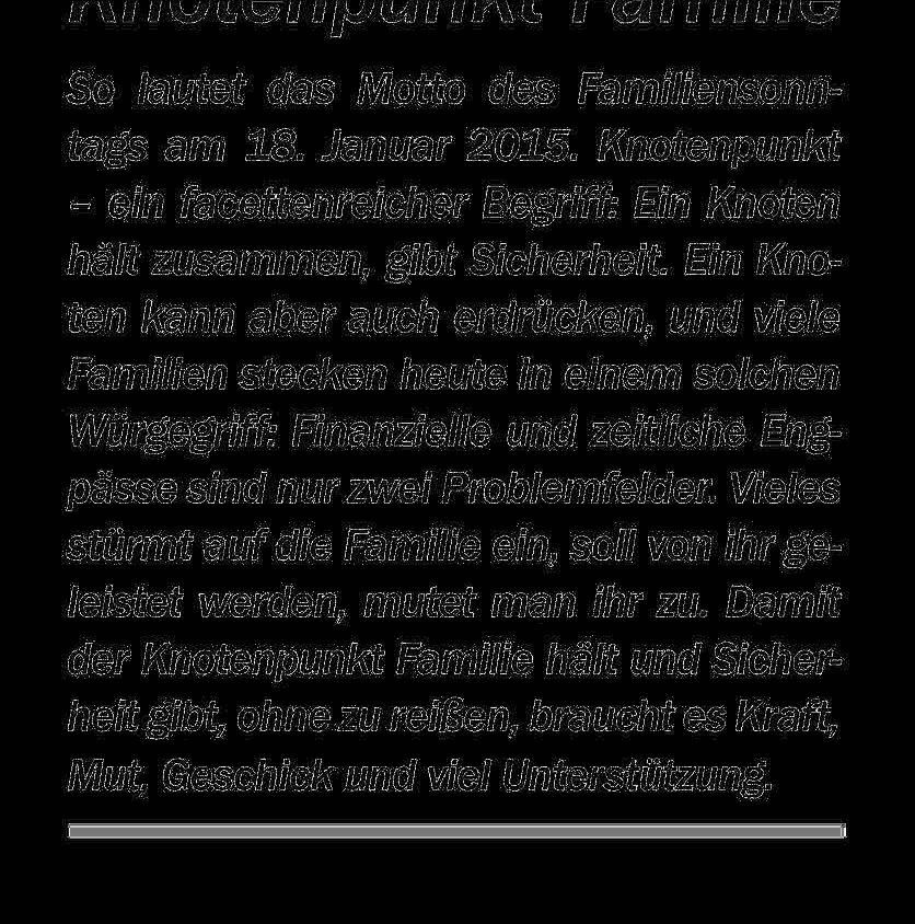 00 Pfarrgottesdienst Perlinger für + Ehegatten und Vater Maria Schuller für + Ehemann und Sohn Franz Leckel für + Mutter Franziska 11.00 Johannes von Gott-Kirche: Hl. Messe für + Anton Forstner 19.01.