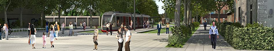 6... Argumente für die Stadtbahn Tausende Mitarbeiterinnen, Mitarbeiter und Besucher großer Unternehmen (z.b. Unternehmen in der City Nord oder auch des Universitätsklinikums Eppendorf) bekommen einen direkten Zugang zum Schienensystem.