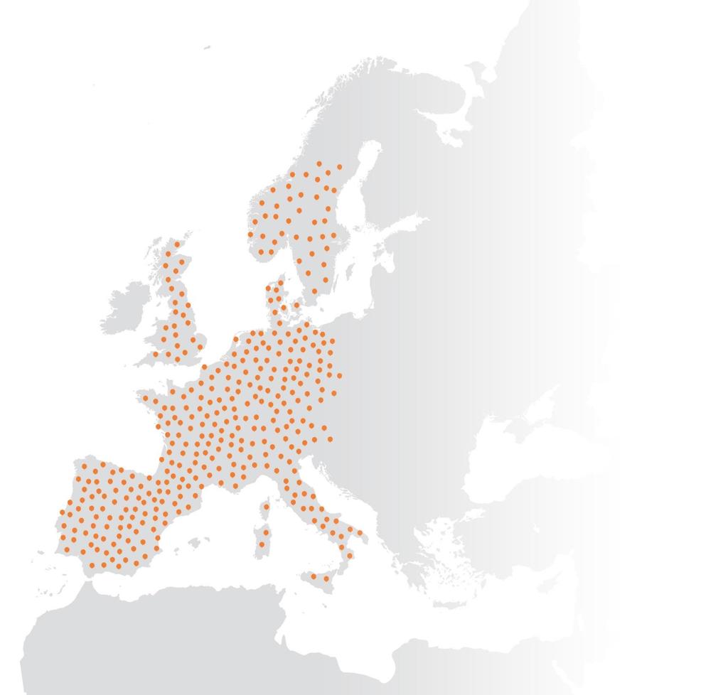 Gemeinsam mit Partnern werden wir bis 2021 mehr als 400 HPC Stationen in Westeuropa errichten THE NETWORK 2017-2021 Rund 440 HPFC Standorte werden für ein flächendeckendes und nachhaltiges Netz