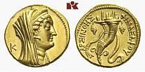 ), sonst sehr schön 7 Als Diodotos sich von Antiochos löste, prägte er zunächst noch Münzen im Namen des Seleukiden, setzte aber sein eigenes Porträt auf die Münzen.
