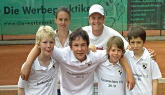 einen TuRaner als Turniersieger. Breitensport Wiederum war die TuRa auch in 2010 mit 5 Mannschaften im Hobby Bereich des Tenniskreises vertreten.