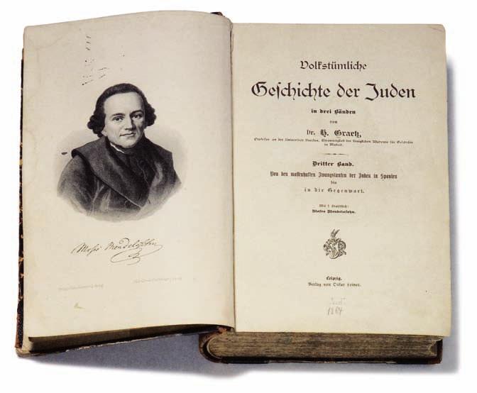Der Historiker Heinrich Graetz (1817 1891) verfasste mit der mehrbändigen Geschichte der Juden ein Standardwerk der Geschichtsschreibung des 19.