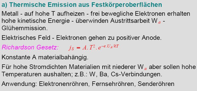 Erzeugung von Elektronen Wim de Boer,