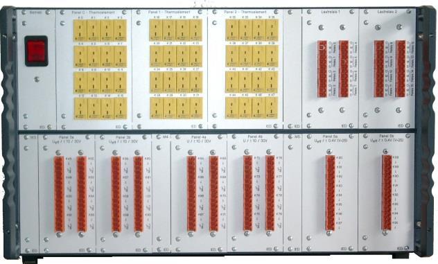 Für jede Anwendung gibt es das passende modulare IO-System mit Einschüben. KAB: Kompakte-Anschluss-Box mit geringer Tiefe und 2HE Einschüben.
