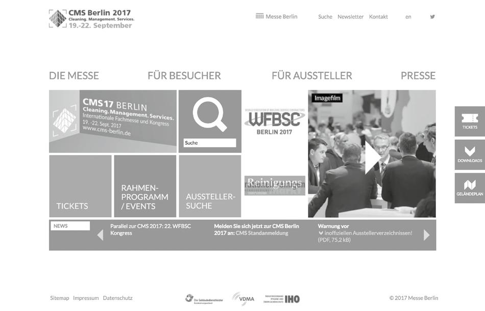 9. Online-Werbung auf der CMS Berlin Webseite CMS-Berlin.de Position Format (px) Dateigröße Dateityp Preis / Woche Top Position 728 90 (Desktop) 468 x 60 (Tablet) 234 x 60 (Smartphone) max.