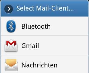 Bei Problemen eine E-Mail an den Support der FL-E senden. Bitte den Mail-Client (in diesem Beispiel Gmail) benutzen. Es kann auch ein anderer Mail Account sein.