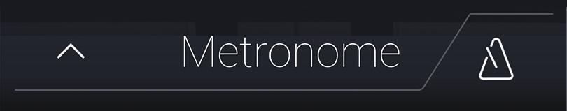 Metronom / Schlagzeugrhythmen Die Metronom Funktion im NV10 kann Ihnen hervorragende Dienste leisten, da sie einen konstanten Rhythmus