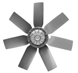 Technische Beschreibung Technical description Ventilatorbauarten Fan designs FC - Reihe Niederdruckbauart mit profilierten Aluminium-Druckgußflügel 1.
