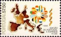 1985 - Belgien - Spanien - Kulturfestival "Europalia" jeweils die postfrische Ausgabe von beiden Ländern ( 2 Werte ) Jo