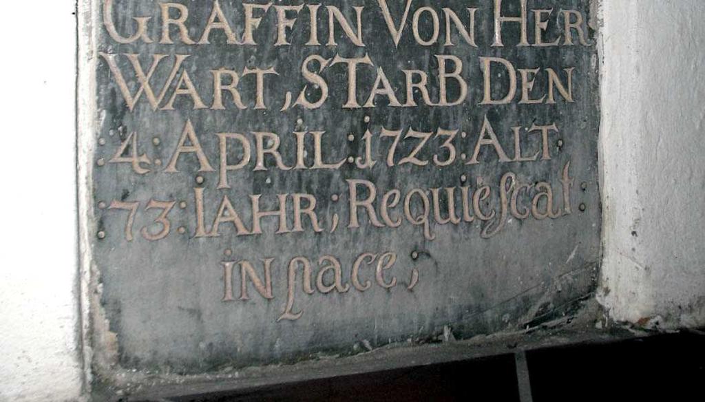 [*] +1819 (gemäß anderen Quellen) [ Mit Maria Friederica starb das Geschlecht der Hörwarthe von Hohenburg aus.