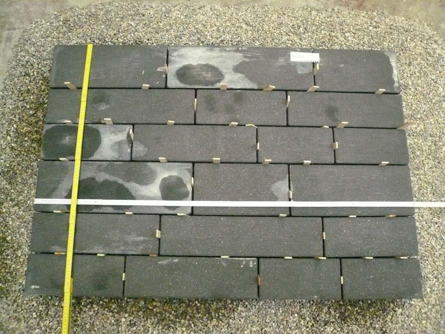 Seitenansicht Pflasterstein, Steinhöhe 80 mm, mit ausgebildeten
