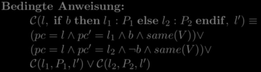 b same(v )) C(l, P, l ) C(l, P, l ) b l : P (l b l : P l ) Formale