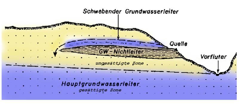 BUND e.v. Regionalverband Elbe-Heide Seite 5 3. "SCHWEBENDE GRUNDWASSERLEITER" WESELER BACH Im hydrologischen Gutachten heißt es (Hohlbein et al.