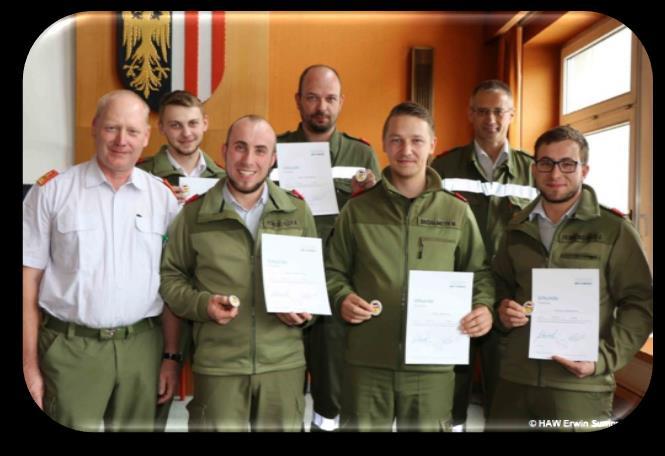 Dies nahmen drei Kameraden zum Anlass und besuchten den Lehrgang für Strahlenschutz an der LFS in Linz. Der Lehrgang ist der Grundstein für weitere Ausbildungen auf diesem Sektor.