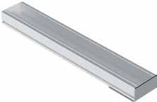 LED-Baukastensystem LED Nutprofil 20 x 8 Für FLEXIBOARD Aluminium eloxiert Abdeckprofil: Kunststoff