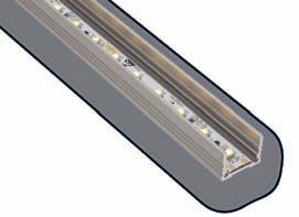 Übersicht LED-Streifen zu Profile Overview LED stripes for profiles BARdolino flach BARdolino hoch BARdolino Edelstahl 1.