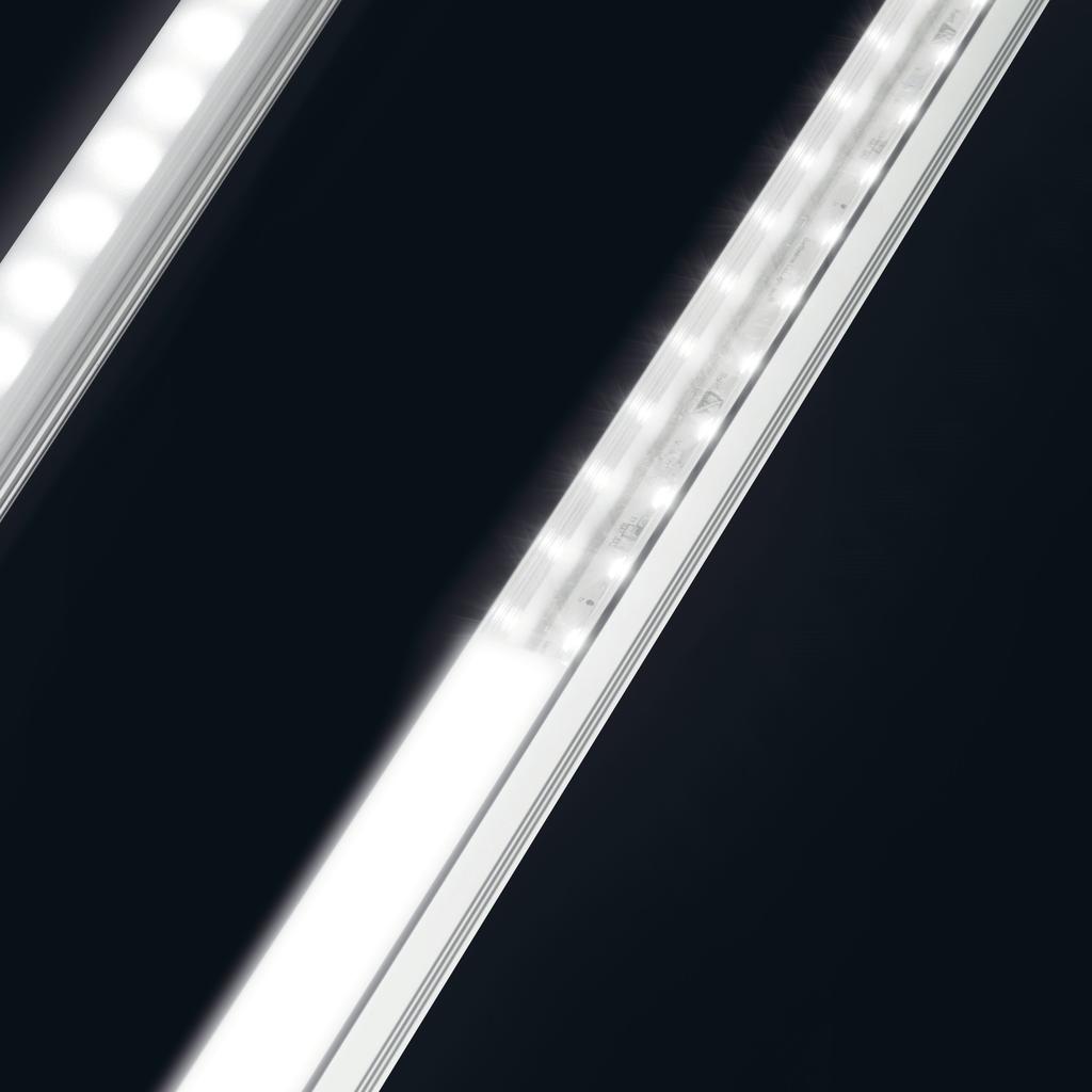 Profile Profiles Ob flach oder hoch, zum Einbau oder Aufbau, in Decke, Wand, Boden oder Treppen oder gar als stylische Pendelleuchte die Barthelme LED-Profile lassen sich vielfältig einsetzen.