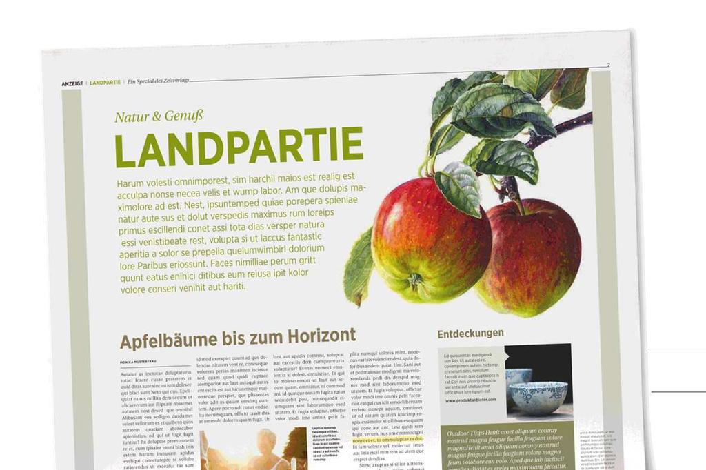 Sonderveröffentlichungen des Zeitverlags Die Sonderveröffentlichungen in der ZEIT sind die perfekte Ergänzung zu den feststehenden Ressorts in Deutschlands führender Wochenzeitung.