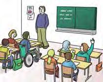 3. Erziehung und Bildung 315 Kinder mit Behinderung lernen in Schwaben in einer Regel-Schule. Das sind Regel-Schulen: Grund-Schule, Mittel-Schule, Real-Schule, Gymnasium.