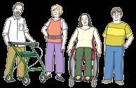 Einleitung UN-Behinderten-Rechts-Konvention Im Bundes-Land Brandenburg leben ungefähr 450 Tausend Menschen mit einer Behinderung. Das ist jede 5. Person in Brandenburg.