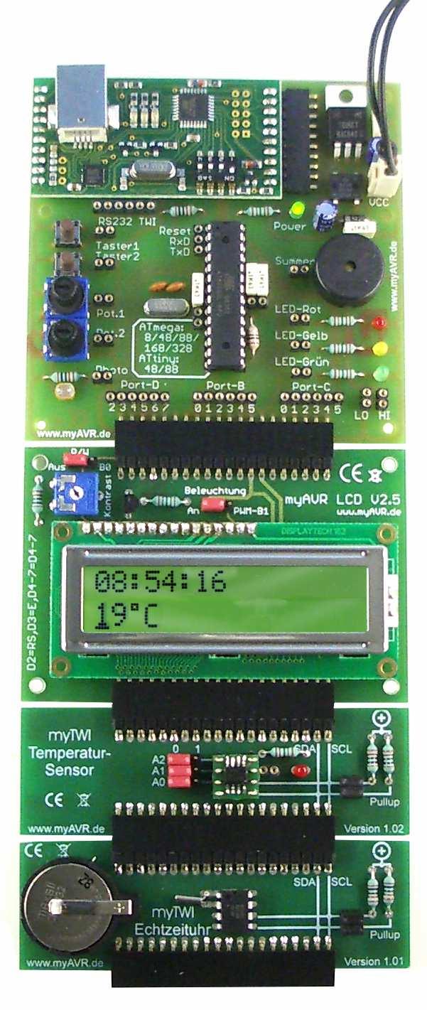 12/12 Technische Beschreibung / technical description myavr LCD Add-On 2.