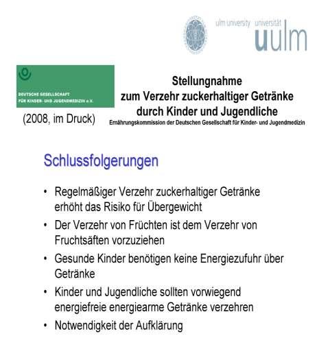 2008 Trinkfit Studie Promotion and provision of of drinking water in schools for overweight prevention: randomized, controlled cluster trial (Muckelbauer et al.
