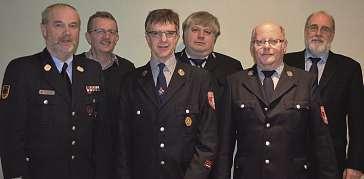 Mein Verein 21 Gefrees Feuerwehr Witzleshofen Mit dem neuen Kommandanten Armin Kießling (Dritter von links) geht die Feuerwehr Witzleshofen in die kommenden sechs Jahre.