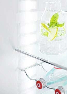 Integrierbare Kühlschränke: Ausstattungsdetails Die elegante Steuerung der Premium-Elektronik gewährleistet