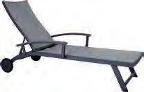 frame aluminium powder-coated with Starwood armrests, cover textilen backrest adjustable frame anthracite cover