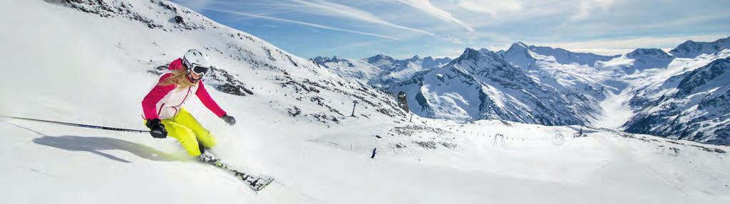 250 m am Hintertuxer Gletscher, Wanglspitz an der Bergstation 150er Tux/Rastkogel atemberaubende
