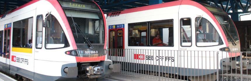 Entwicklung Seetalbahn (S9) Schritt 3 Zusätzliche Züge zu Hauptverkehrszeiten auch von Luzern