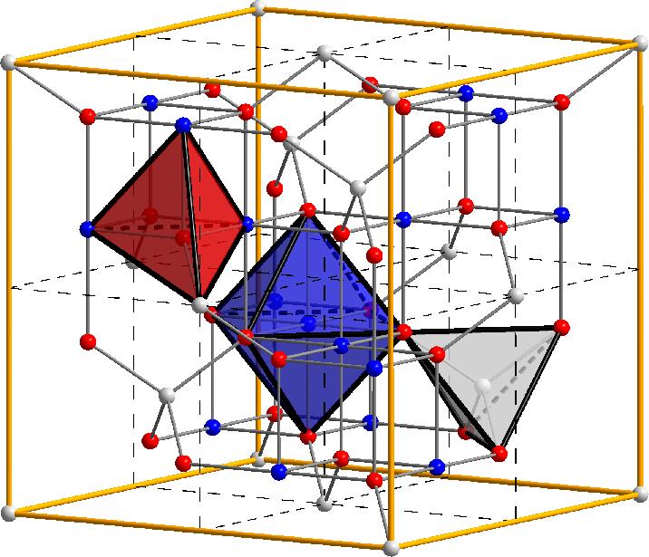 # tetraedrisch von koordiniert # oktaedrisch von koordiniert # von 3 und