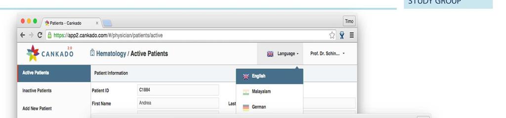 Multi-Language support Each user can
