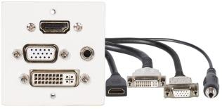 W55KWCP-DHV-C3 W55KACP-DHV-C3 VGA fem., DVI fem., HDMI fem., 3,5mm Stereoklinke fem.