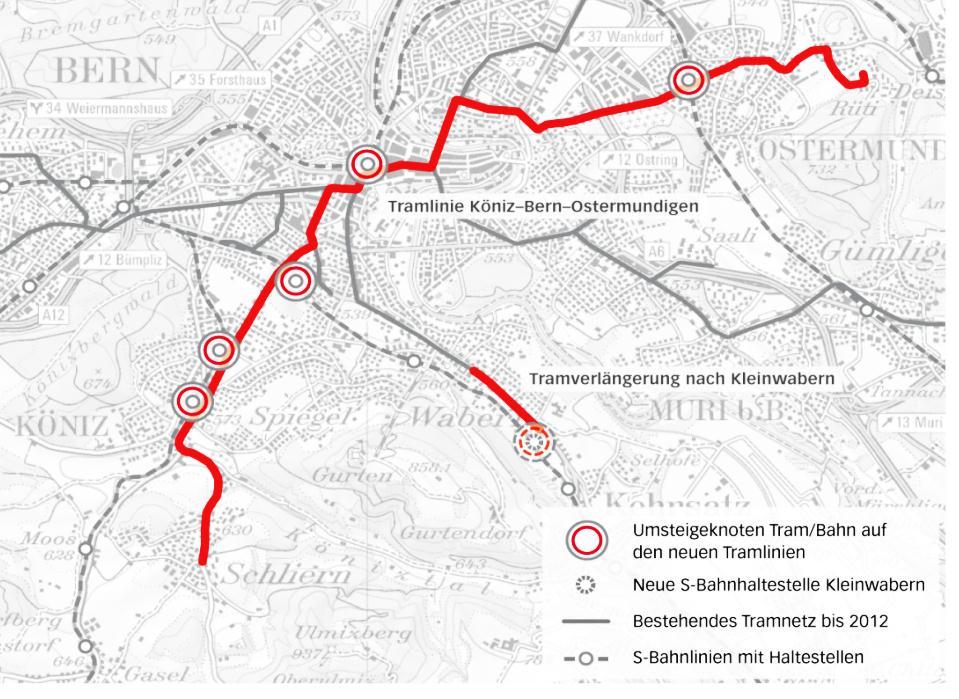 Projets en cours: tram région de