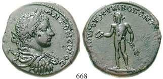 THRAKIEN-DONAUGEBIET, NIKOPOLIS AM ISTROS 668 Elagabal, 218-222 Bronze. 13,11 g. Statthalter Novius Rufus.