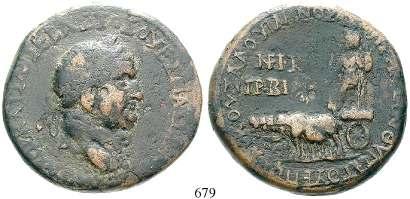 82. bräunlich grüne Patina, ss 120,- PISIDIEN, ANTIOCHIA 673 Septimius Severus, 193-211 Bronze. 24,88 g. Büste r.