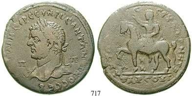 Ziegler, Münzen 690 (dieses Exemplar); SNG Levante 1033. grüne Patina, sehr selten; ex Slg. B/N.