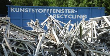 Industrie rund um das Thema Fensterrecycling und arbeitet entlang der gesamten